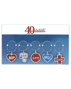 40th Anniversary Wine Charm Set
